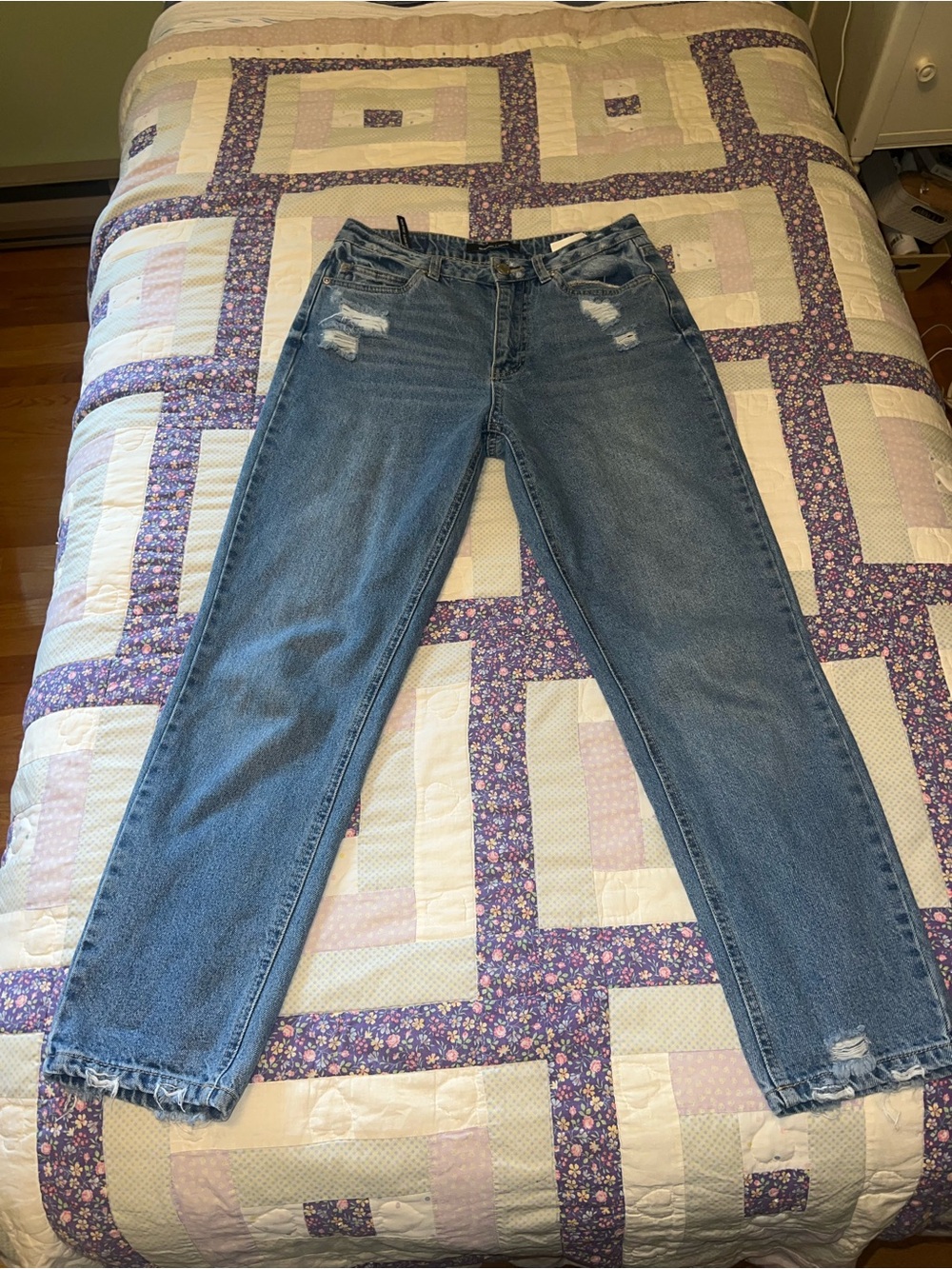 Bluenotes Distressed Light Blue Boyfriend Jeans